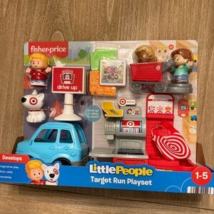 Fisher-Price Little People Target Playset - Blue and Red Pretend Play NEW!